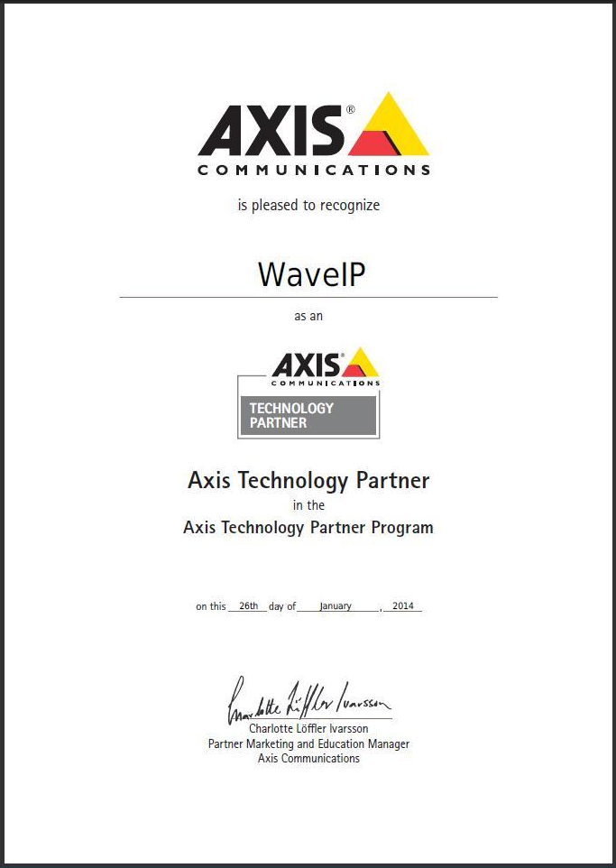 Axis & WaveIP